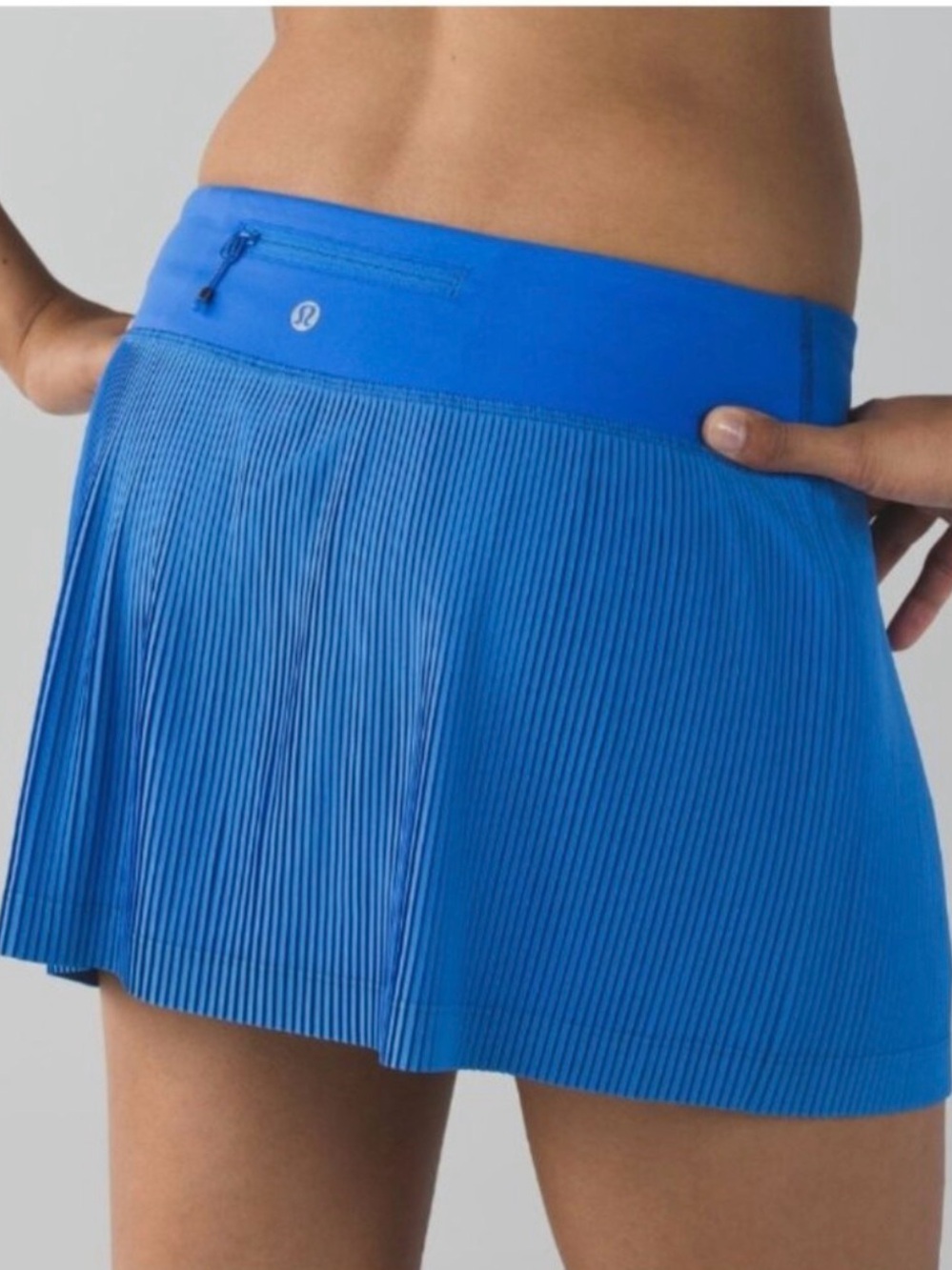 lululemon athletica Blue Pleat to Street Athletic Skirt